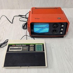 Junk EPOCH Super Cassette Vision Console w/ Box, Manual, AC Adapter & RF Switch