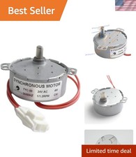 Synchronous Motor 24V AC 1/1.2RPM CW 4W Small Electric Motor Turntable Gear B...