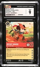 1ST ED Mickey Mouse - Brave Little Tailor Lorcana CGC 9 2022 D23 Pop 55