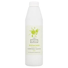 Simply Pistachio Topping Sauce, Ready to Use Dessert Sauce for Ice Cream, Coffee