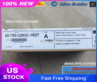 1PCS AB BRAND NEW 20-750-2263C-1R2T 24VDC DIO 1 REL 2TRANS NEW IN BOX FASTSHIP