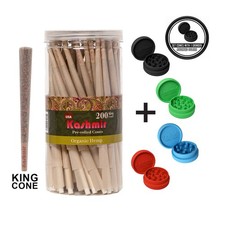 Organic HMP Pre Rolled Cones King Size 200 Pack Classic Rolling Paper Cones