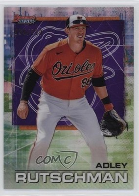 2021 Bowman's Best Purple Refractor /250 Adley Rutschman #25 nd3