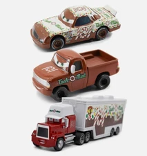 Disney Movie Cars NO.101 TACH-O-MINT Racers Pickup Mack Truck Kids Toy