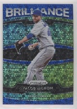 2020 Panini Prizm Brilliance Quick Pitch Blue Donut Circle /199 Jacob deGrom n1u