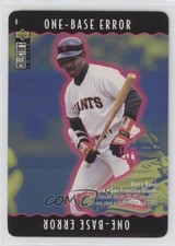 1996 Collector's Choice You Make the Play Barry Bonds (One-Base Error) #8 g2x