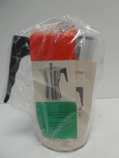 VINTAGE PPP UNOPENED WITH MANUAL STOVE TOP ESPRESSO PERCOLATOR COFFEE POT ITALY