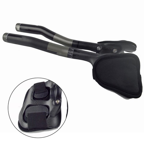 Barre Extension Triathlon Carbone BALUGOE – Pour Guidon Non Circulaire, Noir