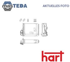 611 778 WÄRMETAUSCHER INNENRAUMHEIZUNG HART FÜR DACIA LOGAN,DUSTER,LOGAN MCV