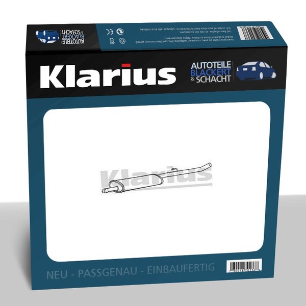 Klarius Auspuff Msd, Mitteltopf für Citroen / Fiat / Peugeot-image