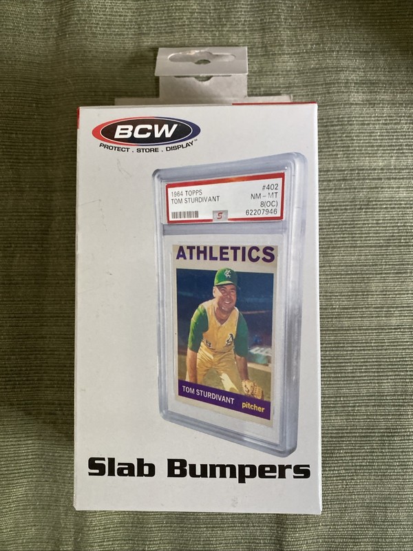 BCW Clear Graded Card (PSA) Slab Bumper 6ct Box