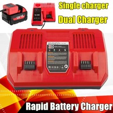 12V-18V Charger For Milwaukee Battery 48-11-1820 For M18 Battery For M12 12V