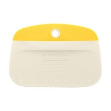 2Pcs Dough Scraper Food Grade Pp Bench Scraper Flexible Bowl Scraper