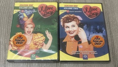 I Love Lucy Season One Vol 1 & Vol 2 DVD Lot NEW Sealed CBS Video 2002