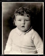 Baby Portrait 8" x 10" Brown Brothers Original Type 1 Photo GG59