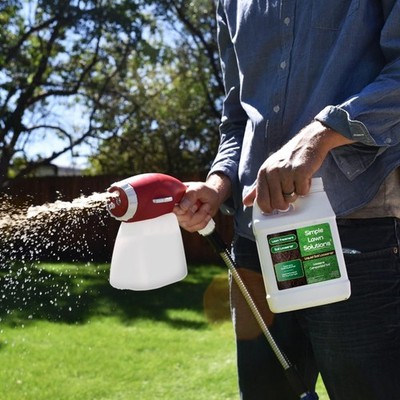 Concentrated Soil Loosener for Compacted Soils - Feeds All Grass Types, 32 Oz