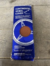 Vintage Carmark Continental Lace On Steering Wheel Cover 1110 Made In Usa Brown