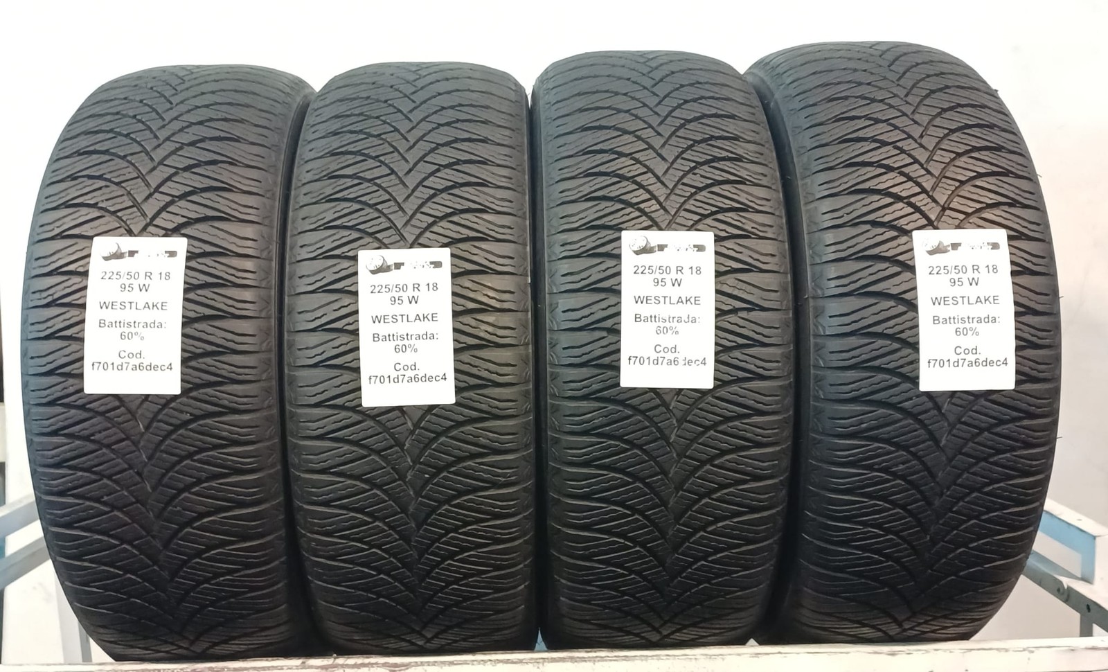 PNEUMATICI USATI PEZZO 4 WESTLAKE ALL SEASON ELITE Z-401 225/50 R18 95W 4 PZ...