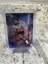 2021 Skybox Metal Universe Champions Trey Sermon Rookie RC Card #93 . rookie card picture