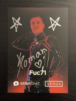 Fuc71 Original Autogramm Roman Heart Model Erotik Venus 2025