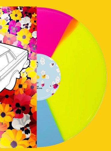 In Hand /200 OK Go S/T Vinyl 2025 Neon Pink/Baby Blue/Yello Smartpunk Exclusive