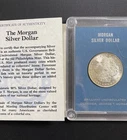 1921 Morgan Silver Dollar In Capital Plastic Holder