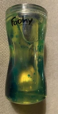 Rare Foohy Blue Green Yellow Lava Lamp Pencil Sharpener￼ Vintage