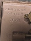 AMERICAN 1963 US POST OFFICE BOX DOOR 6 1/4" x 5 1/2" GRECIAN BORDER — photo 7