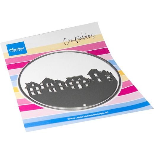 Marianne Design Craftables Cutting Dies - Silhouette Village CR1706