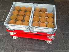 2 St&uuml;ck Wagen Transportwagen f&uuml;r Honiggl&auml;ser Mehrwegkartons Honig Bienen Imkerei