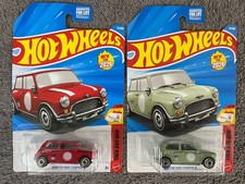 Hot Wheels Then and Now Austin Mini Cooper S 2026 2-Pack 1:64 Red/Green