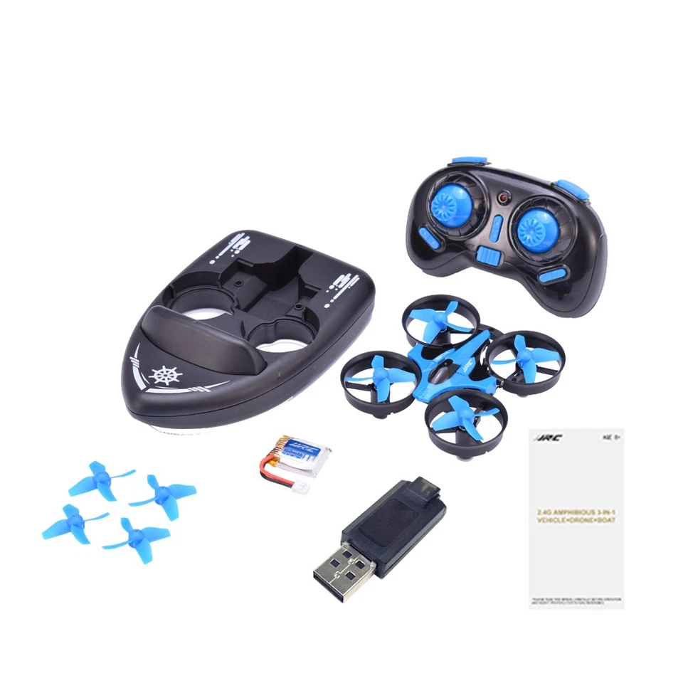 JJRC H36F 2.4G RC Vehicle Drone Boat 3 in 1 Remote Control RC Toys With 3D Flips - Image 2 of 4