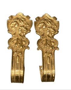 Vintage French Style Floral Design Curtain Tie Backs