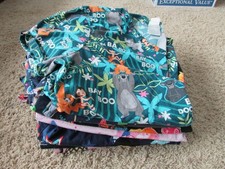 Lot 11 Women's Character Scrub Tops Disney Wonder Woman Mickey Lion King All XL
