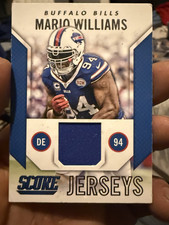 Panini 2015 Score Mario Williams #J-MW Buffalo Bills Jerseys Football Card