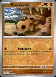 Hippopotas 105/182 Destined Rivals Reverse Holo Common