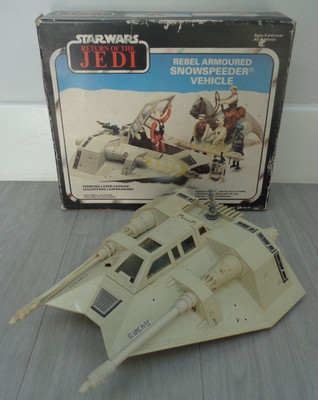 Vintage Star Wars Palitoy Snowspeeder ROTJ Box komplett
