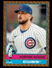 2025 Topps Heritage Porter Hodge Color of the Year Parallel Baseball Card 70/76
