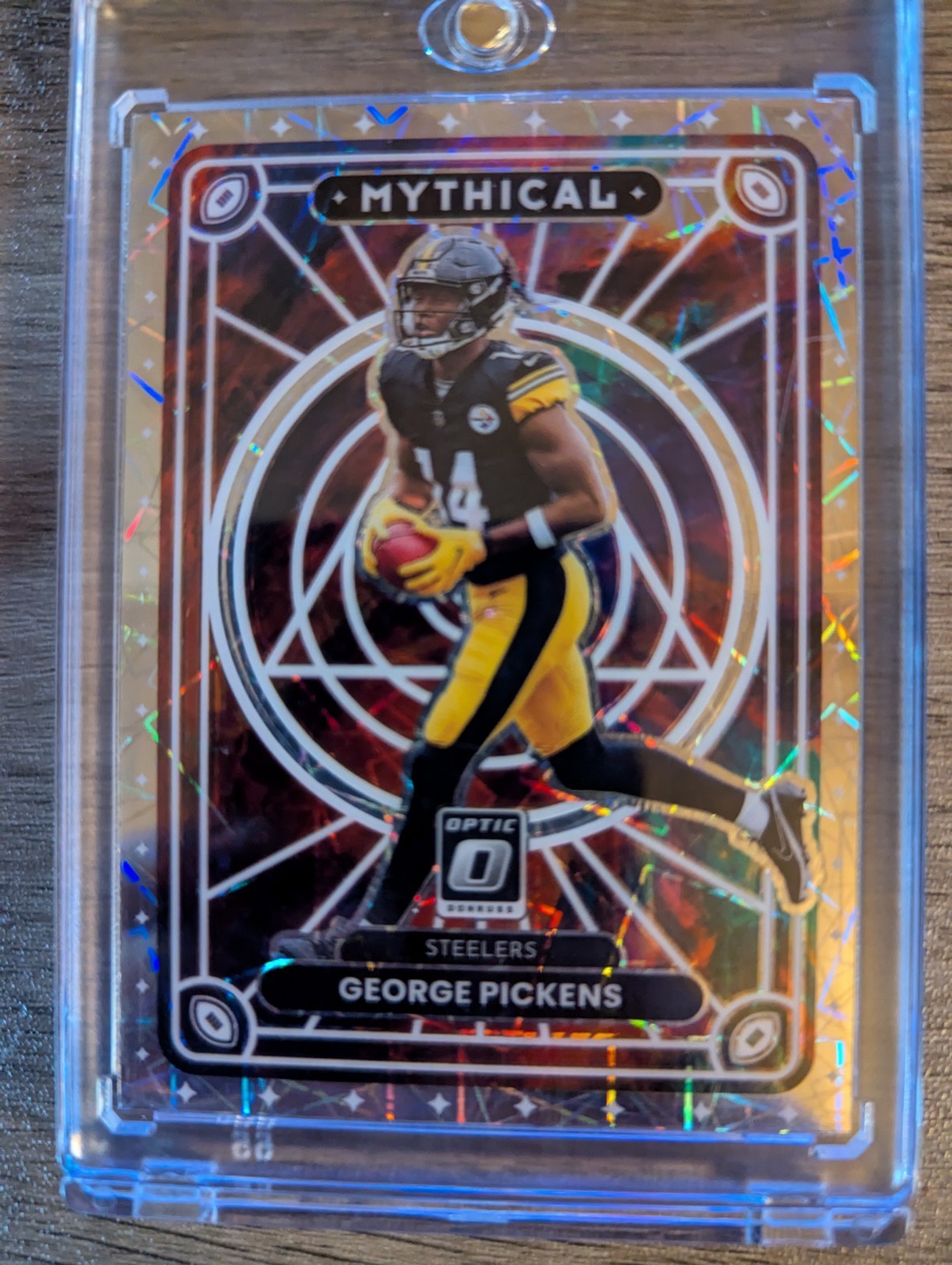 2022 Optic George Pickens Mythical Lazer Case Hit SSP #M-14