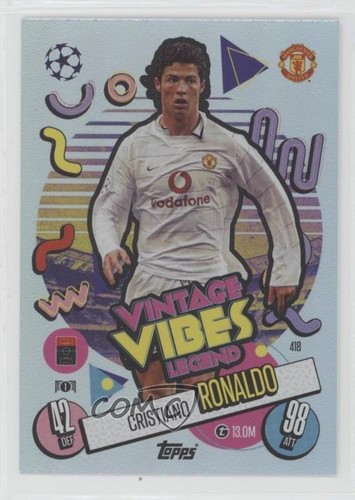 Cristiano Ronaldo #418 2024 Topps Match Attax UEFA card