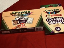 Crayola Crayon Collection 96 Pieces W 36 Colored Pencils