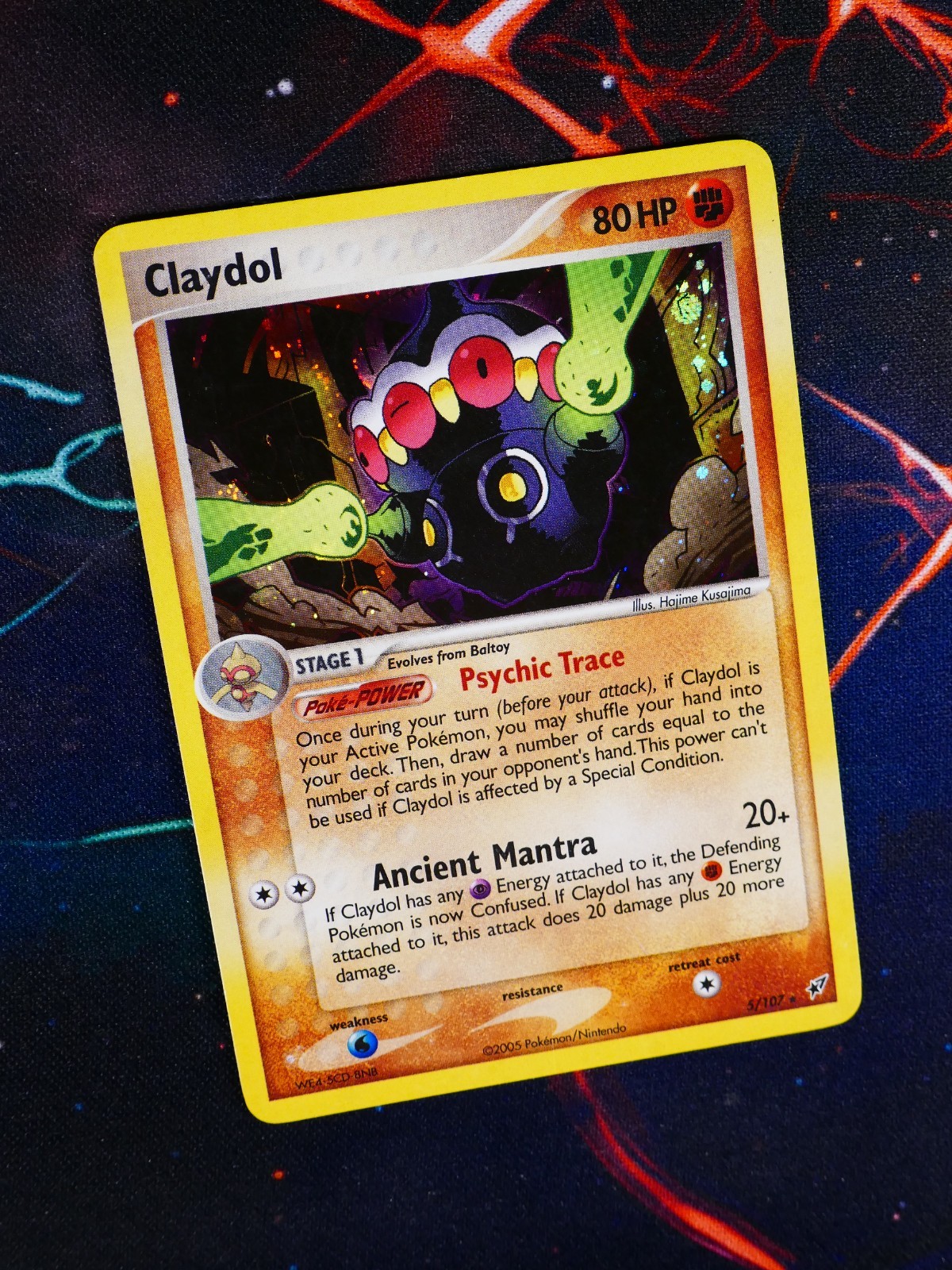 HP+ Pokemon CLAYDOL Card EX DEOXYS Set #5/107 Holo Foil Rare#3