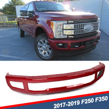 For 2017-2019 Ford F250 F350 Super Duty Front Bumper Face Bar Rr Ruby Red W Fog For 2017-2019 Ford F250 F350 Super Duty Front Bumper Face Bar Rr Ruby Red W Fog