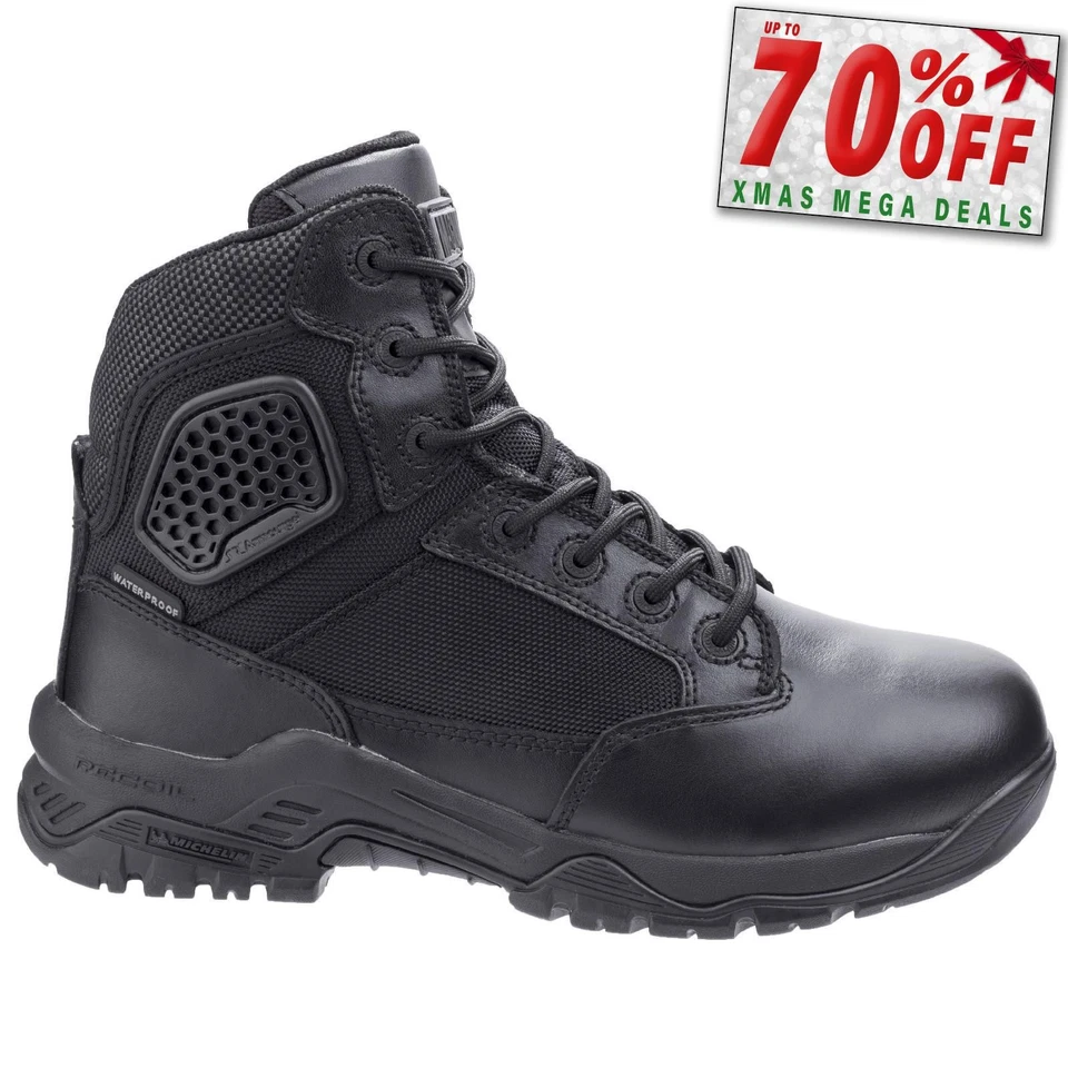 Magnum Strike Force 6.0 Waterproof Protective Work Uniform Boot Black