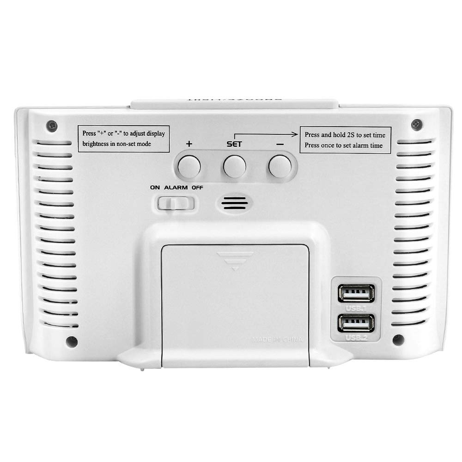 DreamSky Alarm Clocks for Bedrooms with Battery Backup, Auto Set Digital Cloc...