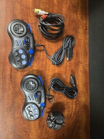Sega Saturn Console With 13 Games. Upgraded PSU. 2 Controllers With AV Cables. 