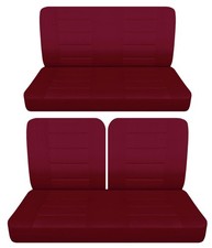 Fits 1960 To 1968 Dodge Dart 2 Door Front 50-50 Top And Rear Bench Seat Covers Fits 1960 To 1968 Dodge Dart 2 Door Front 50-50 Top And Rear Bench Seat Covers