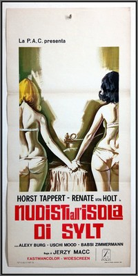 cm.33x70-NUDISTI ALL'ISOLA DI SYLT-TAPPERT-MACC-EROTICO GERMANIA-O54-10