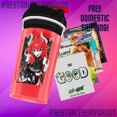 GamerSupps GG Waifu Creator Cup - Zentreya w/ Samples + Sticker