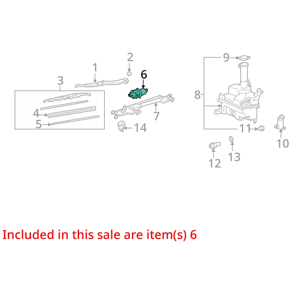 Motor limpiaparabrisas Lexus GS400 1998-2005 8511030420 Foto 3 de 4